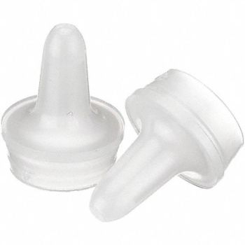 WHEATON Control Dropper Tip LDPE White Clr PK100, 49WF79