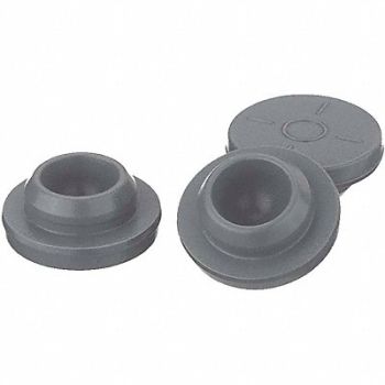 WHEATON Straight Plug Stopper Gray PK1000, 49WG04