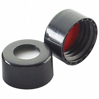 WHEATON Screw Cap 9-425mm PP Black PK1000, 49WG09