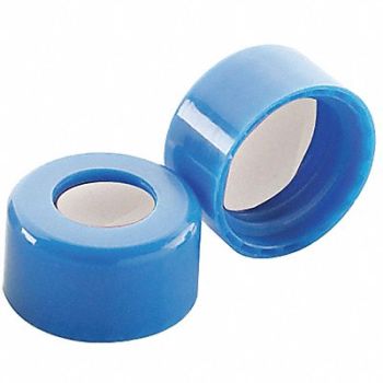 WHEATON Screw Cap 9-425mm PP Blue PK1000, 49WG10