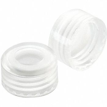 WHEATON Screw Cap 9-425mm PP White Clear PK1000, 49WG12