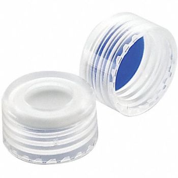 WHEATON Screw Cap 9-425mm PP White Clear PK1000, 49WG13