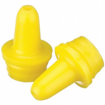 WHEATON Control Dropper TipLDPE Yellow PK1000, 49WG63