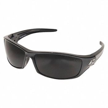 EDGE EYEWEAR Safety Glasses Smoke, 49WJ43