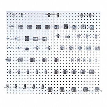TRITON PRODUCTS Pgbrd Pnl Kit 400 lb 42 x24 x1/2 in, 49WL41