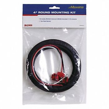 MAXXIMA Grommet Kit Chrome 4 Dia, 49XE55