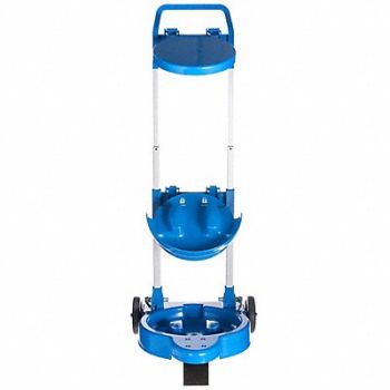 SAN JAMAR Ice Tote Transport Cart Blue 26-3/4 H, 49XK82