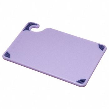 SAN JAMAR Cutting Board Plastic 6 W 9 L, 49XK84