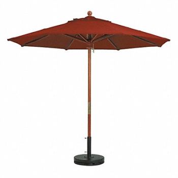 GROSFILLEX Market Umbrella 7 ft Terra Cota, 49XM79