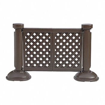 GROSFILLEX Fence Panel Brown 38-1/2 x 46-1/2, 49XM87