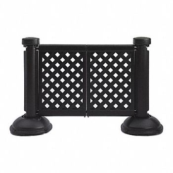 GROSFILLEX Fence Panel Black 38-1/2 x 46-1/2, 49XM86