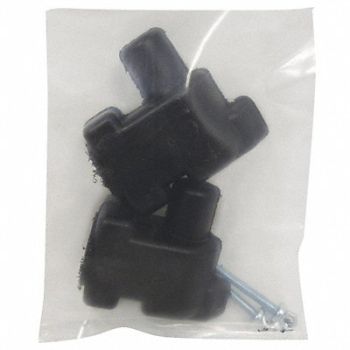 GROSFILLEX Fence Connector Kit Resin Black, 49XM90