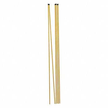 SNOWEX Snow Stakes Yellow 48 L Fiberglass, 49XM95
