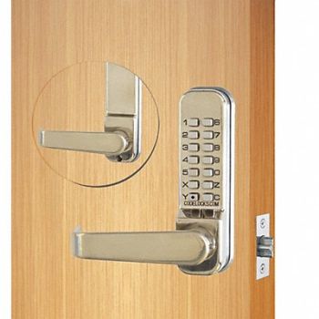 CODELOCKS Mechanical Lockset Powder Coated Lever, 49XN75