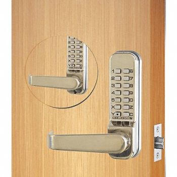 CODELOCKS Mechanical Lockset Powder Coated Lever, 49XN78
