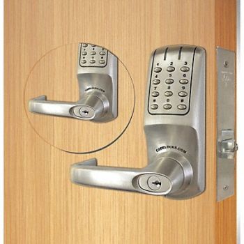 CODELOCKS Electronic Key Lock 7-3/4 Outside H, 49XP56