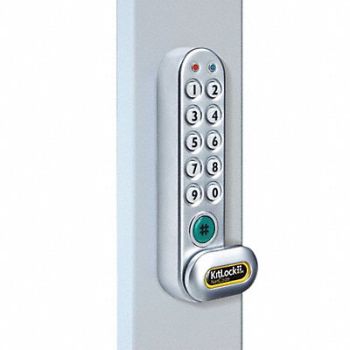 CODELOCKS Electronic Lock Non-Handed Keypad, 49XP79