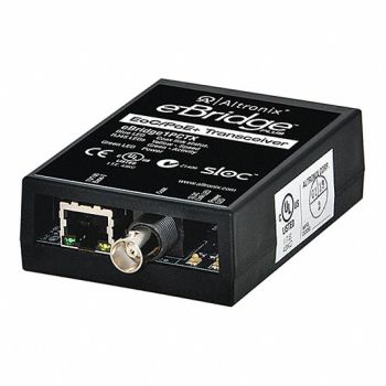 ALTRONIX PoE Transceiver 2-1/2 D x 2-1/2 W Blk, 49XV09