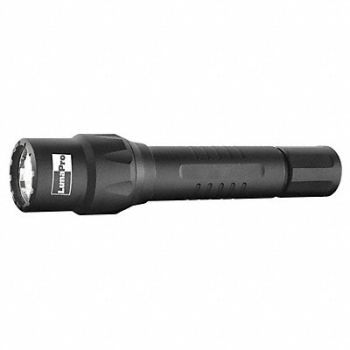LUMAPRO Handheld Flashlight Aluminum Black 270lm, 49XX83