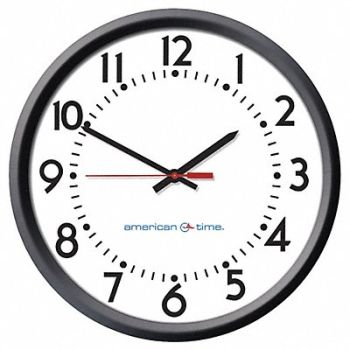 AMERICAN TIME Wall Clock Analog Electric, 49XY55