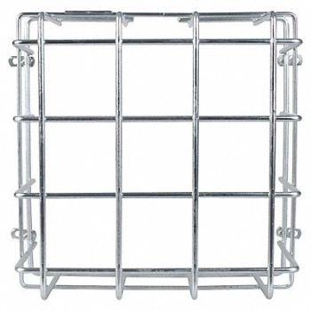 AMERICAN TIME Clock and Bell Guard Steel 11 W Gray, 49XY32