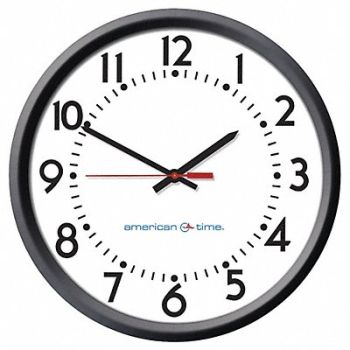 AMERICAN TIME Wall Clock Analog Electric, 49XY36