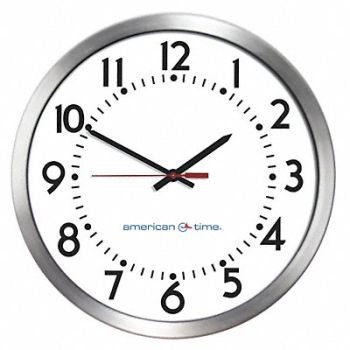 AMERICAN TIME Wall Clock Analog Electric, 49XY37