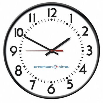 AMERICAN TIME Wall Clock Analog Electric, 49XY54
