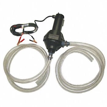 GRAINGER APPROVED Battery Drum Pump 12VDC 12 gpm 1/4 HP, 49XY66