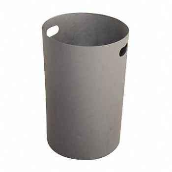 GLARO Rigid Can Liner Plastic 28 H Black, 49XZ49
