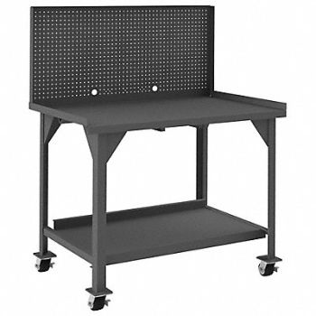 DURHAM MFG Mobile Workbench 4000 lb 30 inL 60 inW, 49Y088