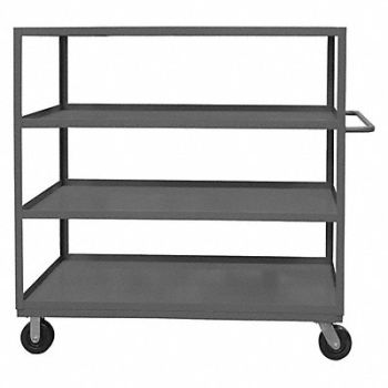 GRAINGER APPROVED Utility Cart 3 000 lb Steel, 49Y151