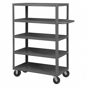 GRAINGER APPROVED Utility Cart 3 000 lb Steel, 49Y152