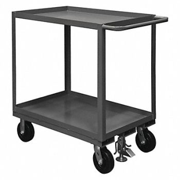DURHAM MFG Cart Gray with 6 x 2 Phenolic Casters, 56MW85