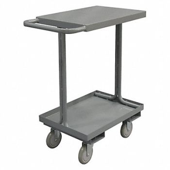 GRAINGER APPROVED Metal Shelf Cart 1 200 lb Steel, 49Y165