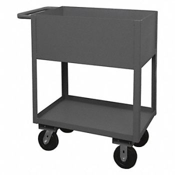 GRAINGER APPROVED Utility Cart 3 600 lb Steel, 49Y184
