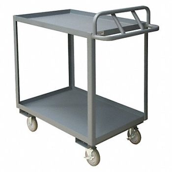 GRAINGER APPROVED Utility Cart 1 200 lb Steel, 49Y185