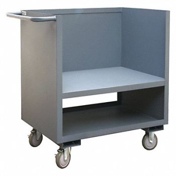 GRAINGER APPROVED Utility Cart 2000 lb Steel 42 in., 49Y199