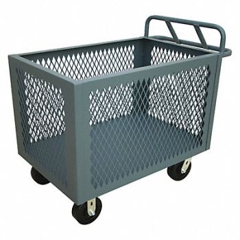 GRAINGER APPROVED Mesh Stock Truck 2000 lb Steel 42 in., 49Y212