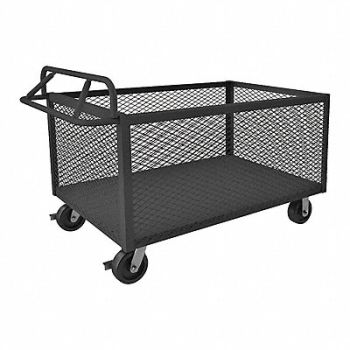 GRAINGER APPROVED Mesh Box Truck 2000 lb Steel 54 in., 49Y213