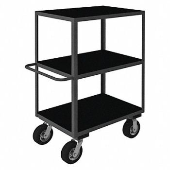 GRAINGER APPROVED Utility Cart 1 200 lb Steel, 49Y455