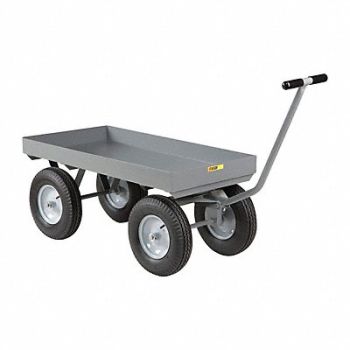 LITTLE GIANT Wagon Truck 3000 lb Pneumatic, 259H15