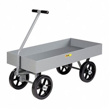 LITTLE GIANT Wagon Truck 3500 lb Mold-On Rubber, 49Y506