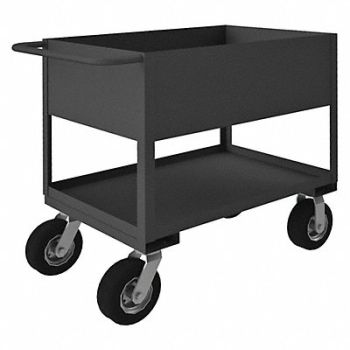 GRAINGER APPROVED Utility Cart 1 200 lb Steel, 49Y518