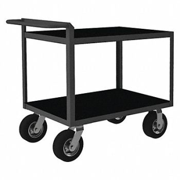 GRAINGER APPROVED Utility Cart 1 500 lb Steel, 49Y540