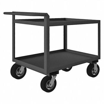 GRAINGER APPROVED Utility Cart 1 500 lb Steel, 49Y555