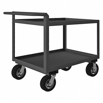 GRAINGER APPROVED Utility Cart 1 500 lb Steel, 49Y563