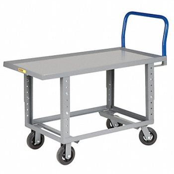 LITTLE GIANT Lip Edge Work Height Platform Truck, 49Y666