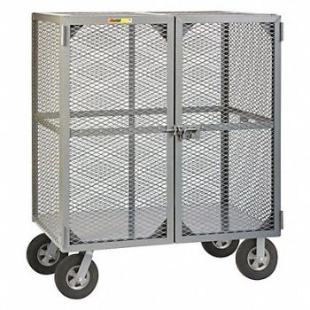 LITTLE GIANT Security Cart 33 W x 48 D x60 H, 49Y682
