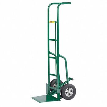 GRAINGER APPROVED HandTruck 800lb 60 x18 x23 Green 14 ga, 49Y708